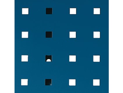 Perforované/drážkované panely (Farba B457xL1981mm, Veľkosť horcová modrá, RAL 5010)