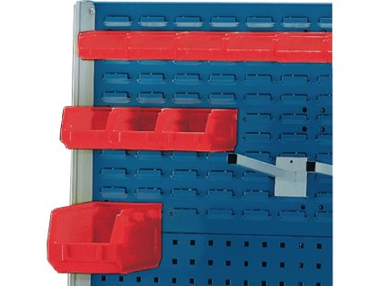 Perforované/drážkované panely (Farba Š990xL457mm, Veľkosť horcová modrá, RAL 5010 Široký formát)