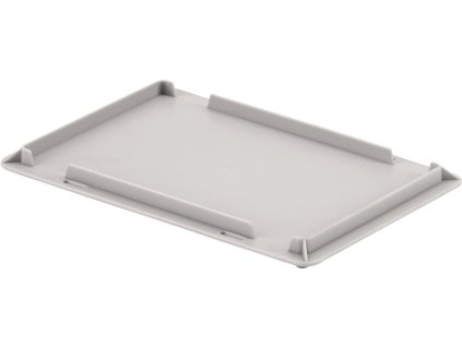 Poklopy na prepravné stohovacie boxy (Farba L300xŠ200mm svetlosivá, Veľkosť polypropylén vhodné pre odpadkový kôš 300 x 200 mm)
