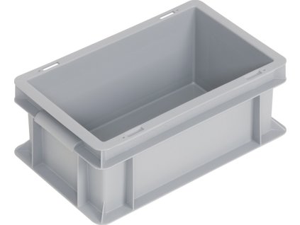 Prepravné stohovacie boxy/kontajnery (Farba D300xŠ200xV120mm, Veľkosť sivá PP škrupinová rukoväť Uzavreté bočné panely)