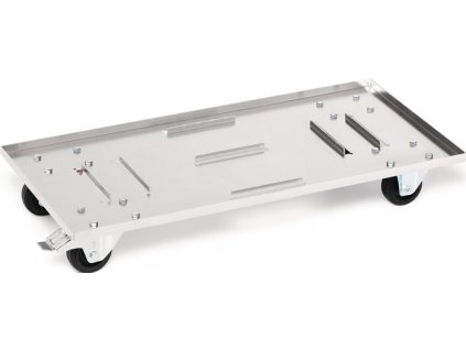 Prepravné vozíky (Farba Pozinkovaná oceľ, Veľkosť pre hliníkové boxy 29 l - 91 l Celková nosnosť 50 kg)