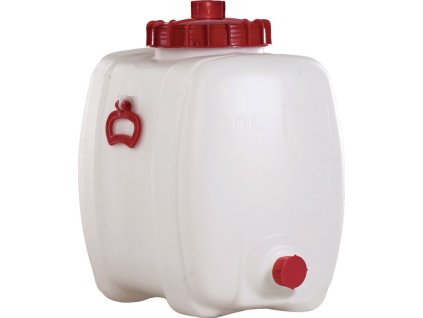 Sudy (Farba 60 l polyetylén biely, Veľkosť 2 držadlá na prenášanie Plniaci otvorØ 200 mm)