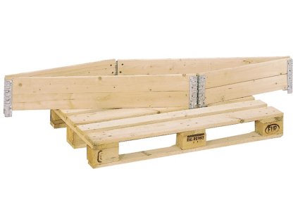 Objímky na palety (Farba L1200xW800 mm, Veľkosť 4 závesy Použiteľná výška 200 mm Mäkké drevo)