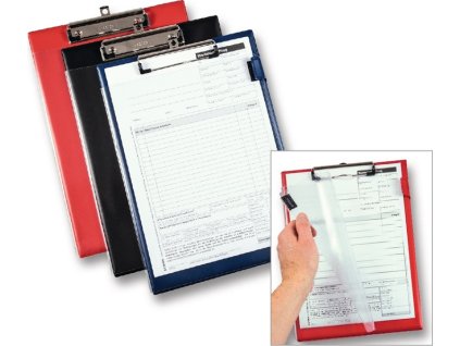 Organizačné vrecko so suchým zipsom DIN A4 PU 10 kusov EICHNER (Farba so suchým zipsom, Veľkosť DIN A4 čierna PU 10 kusov)