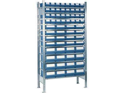 Zásuvné regály (Farba H2000xW1000xD500mm Prídavné regály, Veľkosť 12 oceľových políc 32 x 7, 16 x 8, 16 x 9)