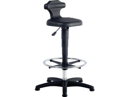 Flex integrálna penová stolička na sedenie/státie Nastavenie výšky sedadla 510-780 mm s krúžkom na nohy BIMOS (Farba Integrálna pena, Veľkosť Nastavenie výšky sedadla 510-780 mm s krúžkom na nohy)