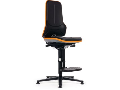 Priemyselné otočné stoličky (Farba Podlahový klzák + pomôcka na lezenie, Veľkosť bez čalúnnického prvku sivá 590-870 mm)