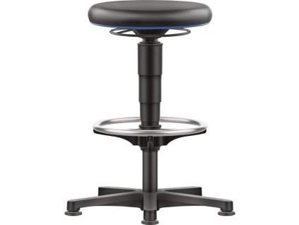 Stoličky (Farba Podlahové klzáky a krúžok na nohy Integrovaná pena, Veľkosť Integrovaná pena čierna Nastavenie výšky sedadla 560-830 mm)