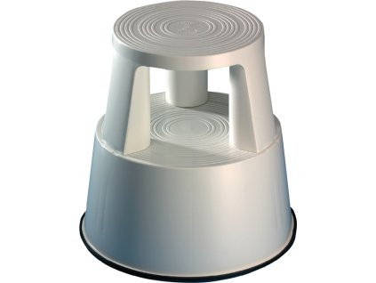Stolička na kolieskach Výška s/bez záťaže 425/430 mm Horný Ø 290 mm Dolný Ø 440 mm WEDO (Farba Plast svetlosivá, Veľkosť Výška s/bez záťaže 425/430 mm Horný Ø 290 mm Dolný Ø 440 mm)