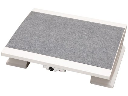 Podnožka biela Š475xD390xV117 mm Nastavenie výšky bezstupňové mm MAUL (Farba biela Š475xD390xH117 mm, Veľkosť Plynulé nastavenie výšky mm)