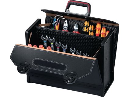 Taška na náradie TOP-LINE Plus CP-7 Š420xD185xH315mm 24 litrov hovädzia koža (Farba Š420xD185xH315mm, Veľkosť 24 litrov hovädzia koža)