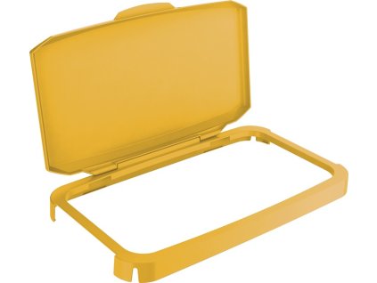 Veko pre zberače odpadu/recyklovateľného materiálu (Farba PP šedý Š510xD285mm, Veľkosť vhodné pre odpadkový kôš 60 l Bezpečné pre potraviny)