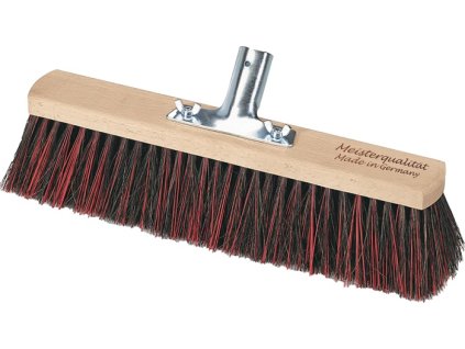 Metla (Farba Arenga/elastónová zmes dĺžka 600 mm, Veľkosť s kovovým držiakom rukoväte ploché drevo Držiak rukoväte - Ø 28 mm)