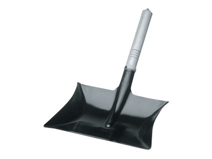 Kôpka na prach s drevenou rukoväťou čapík/krúžok čepeľ L220xŠ230 mm kovová čierna lakovaná (Farba s drevenou rukoväťou viečko/krúžok, Veľkosť Čepeľ L220xŠ230 mm Kovová čierna lakovaná)