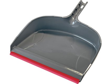 Lopatka na prach MEGA s okrajom plastová sivá čepeľ L330xŠ400 mm PEGGY PERFECT (Farba so sivým plastovým okrajom, Veľkosť Čepeľ D330xŠ400 mm)