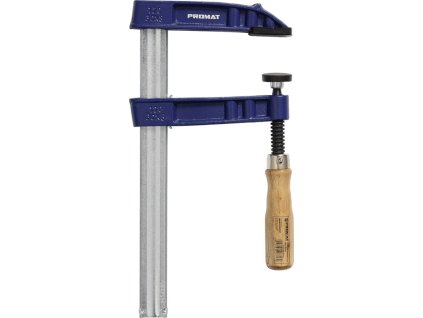 Skrutková svorka z kujnej liatiny  Rozpätie 400 mm Vysunutie 175 mm Drevená rukoväť (Farba Šírka upnutia 400 mm Výstupok 175 mm, Veľkosť Drevená rukoväť)