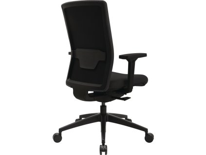 Kancelárske otočné stoličky (Farba so synchronizovaným mechanizmom, Veľkosť čierna 450 - 570 mm s opierkami na ruky Nosnosť 110 kg)