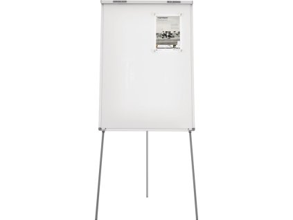 Flipchartová písacia plocha Š680xV1045 mm biela výškovo nastaviteľná do 1,85 m MAGNETOPLAN (Farba Plocha na písanie Š680xV1045mm, Veľkosť biela výškovo nastaviteľná do 1,85 m)