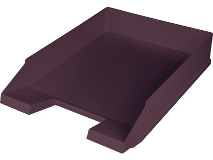 Zásobník na listy H67xŠ254xD347 mm so zapusteným úchytom a štítkovacím poľom HELIT (Farba pre DIN A4-C4 plast červená, Veľkosť H67xŠ254xD347 mm so zapustenou rukoväťou a štítkovacím poľom)