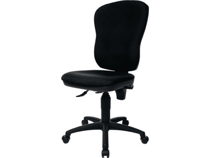 Kancelárske otočné stoličky (Farba s trvalým kontaktom, Veľkosť čierna 420-550 mm bez podrúčok Nosnosť 110 kg)