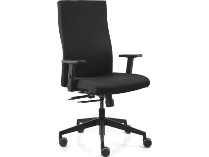 Kancelárske otočné stoličky (Farba so synchronizovanou technológiou, Veľkosť čierna 420-530 mm s opierkami na ruky Nosnosť 110 kg)