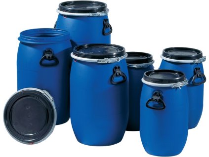 Sudy (Farba 120 l polyetylén modrý, Veľkosť Plniaci otvor-Ø 400 mm)