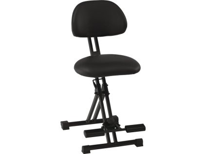 Pomôcka na státie imitácia kože Nastavenie výšky sedadla 550-770 mm Oceľová rúrka čierna Podnožka MEY (Farba imitácia kože, Veľkosť Nastavenie výšky sedadla 550-770 mm Čierna rúrková oceľ Opierka na nohy)