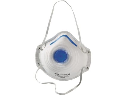 Respirátorová maska Snake FFP2 / V / NR s výdychovým ventilom TECWERK (Farba FFP2 / V / NR, Veľkosť s výdychovým ventilom)