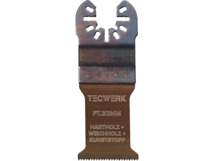 Ponorné pílové listy šírka 32 mm hĺbka ponoru 42 mm 1 ks univerzálny TECWERK (Farba Šírka 32 mm Hĺbka ponoru 42 mm 1 ks., Veľkosť univerzálny)