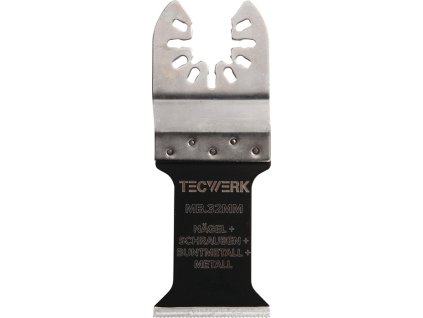 Ponorné pílové listy šírka 32 mm hĺbka ponoru 46 mm 1 ks univerzálny TECWERK (Farba Šírka 32 mm Hĺbka ponoru 46 mm 1 ks., Veľkosť univerzálny)