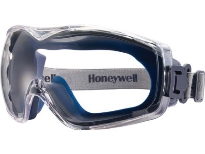 Bezpečnostné okuliare DuraMaxx EN 166 rám modrý, šošovky číre polykarbonátové HONEYWELL (Farba EN 166, Veľkosť Modrý rám, číry disk polykarbonát)