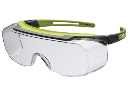 Ochranné okuliare Avatar Plus EN166, EN170, UKCA Polykarbonát / TPE HONEYWELL (Farba EN166, EN170, UKCA, Veľkosť Rám sivý/zelený, číre šošovky Polykarbonát / TPE)