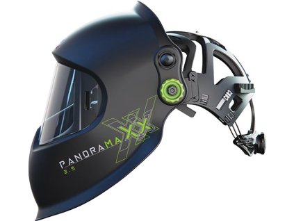 Zváračská prilba Panoramaxx 2,5 čierna 180 x 120 mm DIN 5-12 box OPTREL (Farba čierna, Veľkosť 180 x 120 mm DIN 5-12 Kartónová krabica)