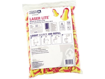 Zátky do uší Laser Lite EN 352-2 SNR 35 dB náplň balenie 200 párov / balenie HONEYWELL HOWARD LEIGHT (Farba EN 352-2 SNR 35 dB, Veľkosť Náplň 200 párov / balenie)