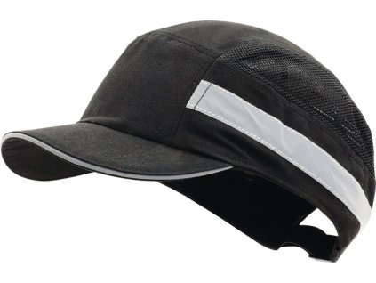 Bump cap PLUS základná čiapočka dĺžka vrcholu 5 cm EN 812:2012 PRO FIT (Farba 52-65 cm čierna, Veľkosť dĺžka vrcholu 5 cm EN 812:2012)