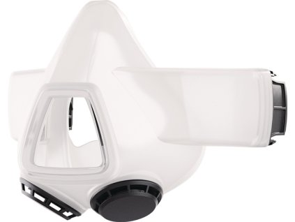 Polomaska tesne priliehajúca s výdychovým ventilom OPTREL (Farba 4160.550.W, Veľkosť s výdychovým ventilom malý)