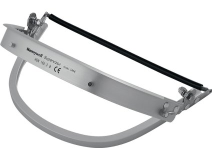 Držiak na prilbu pre všetky štandardné prilby sivý hliníkový EN 166 HONEYWELL (Farba pre všetky štandardné prilby sivá, Veľkosť hliník EN 166)