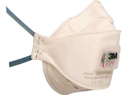 Respirátor FFP2 / V NR D s výdychovým ventilom, skladací 3M (Farba FFP2 / V NR D, Veľkosť s výdychovým ventilom, skladací)