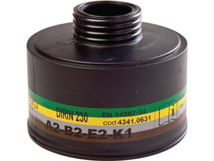 Viacrozsahový filter DIRIN 230 A2B2E2K1 EN 14387 vhodný pre 4000 370 800, 4000 370 829 EKASTU (Farba EN 14387, Veľkosť vhodné pre 4000 370 800, 4000 370 829)