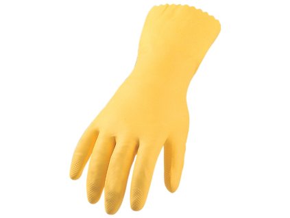 Chemické rukavice EN 388, EN 374 kategória PPE III ASATEX (Farba Veľkosť 10 žltá, Veľkosť EN 388, EN 374 Kategória OOP III)
