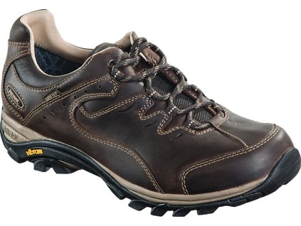 Ľahká turistická obuv Caracas GTX Nubuková koža Gore-Tex podšívka MEINDL (Farba Veľkosť 47 - 12 tmavohnedá, Veľkosť Nubuková koža Podšívka Gore-Tex)