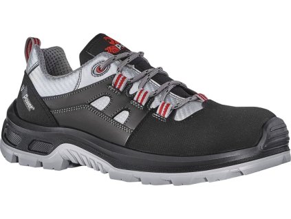 Bezpečnostná obuv Corner S3S FO SR EN ISO 20345:2022 hladká koža U.POWER (Farba Veľkosť 47 Š. 11 čierna/sivá/červená, Veľkosť S3S FO SR EN ISO 20345:2022 hladká koža)