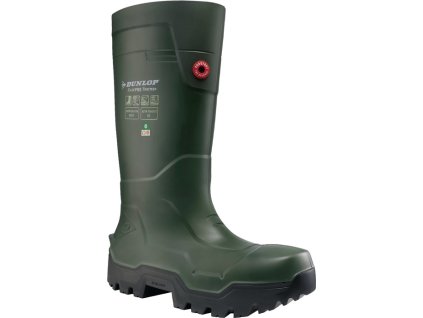 Bezpečnostná zimná obuv Fieldpro Thermo+ S5L CI CR SR FO LG EN ISO 20345 penový polyuretán DUNLOP (Farba Veľkosť 48 zelená, Veľkosť S5L CI CR SR FO LG EN ISO 20345 penový polyuretán)