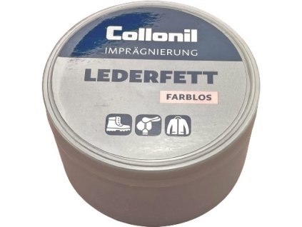 Mazivo na kožu pre všetky farby 150 ml nie na semiš plechovka COLLONIL (Farba pre všetky farby, Veľkosť 150 ml nie pre semiš cín)