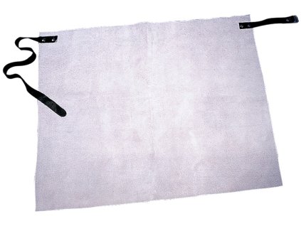 Kožená bedrová zástera Claus dĺžka cca 70 x šírka cca 60 cm svetlosivá FELDTMANN (Farba Dĺžka cca 70 x šírka cca 60 cm, Veľkosť svetlosivá)