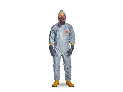 Ochranný overal Tychem® 6000 F sivý PPE kategórie III DUPONT (Farba Veľkosť XXL, Veľkosť sivá Kategória OOP III)