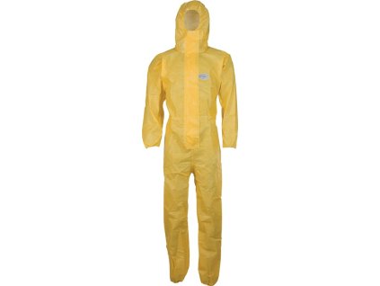 CoverChem® kombinéza žltá PPE kategórie III COVERCHEM (Farba Veľkosť XXL, Veľkosť žltá Kategória OOP III)