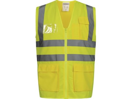 Bezpečnostná vesta EN ISO 20471 trieda 2/EN ISO 13688 SAFESTYLE (Farba Veľkosť XXXL, Veľkosť žltá EN ISO 20471 Cl.2/EN ISO 13688)