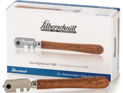 Rezák na sklo  pre hrúbky skla od 3 do 6 mm Plochá drevená rukoväť (Farba pre hrúbky skla od 3 do 6 mm, Veľkosť Plochá drevená rukoväť)
