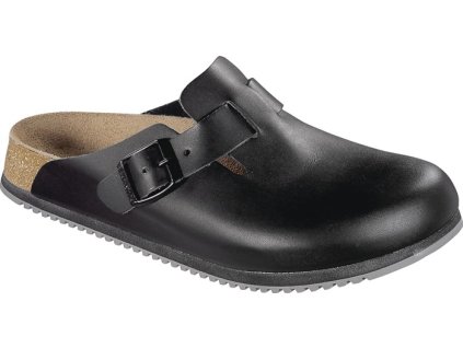 Drevák Boston SL Zvršok: koža EN ISO 20345 SRA BIRKENSTOCK (Farba Veľkosť 46 W. Normálna čierna, Veľkosť Zvršok: koža EN ISO 20345 SRA)
